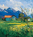 Bild: Gem&auml;lde "Fr&uuml;hling", Ausschnitt