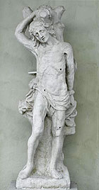 Picture: St Sebastian, stone figure