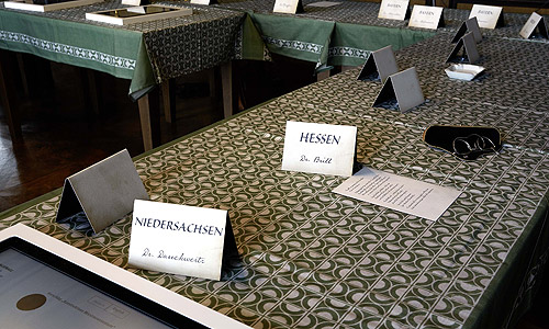 Picture: Constitution Convention Room, detail, Foto: Bayerische Schlösserverwaltung