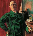 Bild: Julius Exter, Selbstbildnis