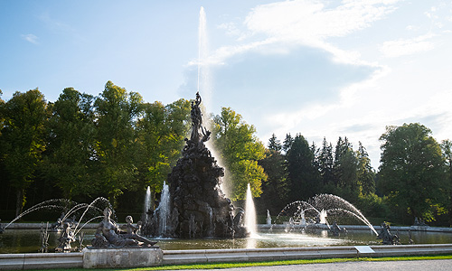 Bild: Schlosspark, Fama-Brunnen