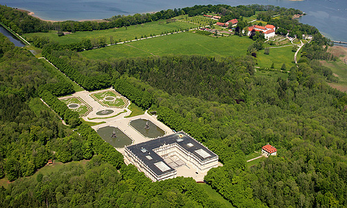 Picture: Aerial view of Herrenchiemsee Island