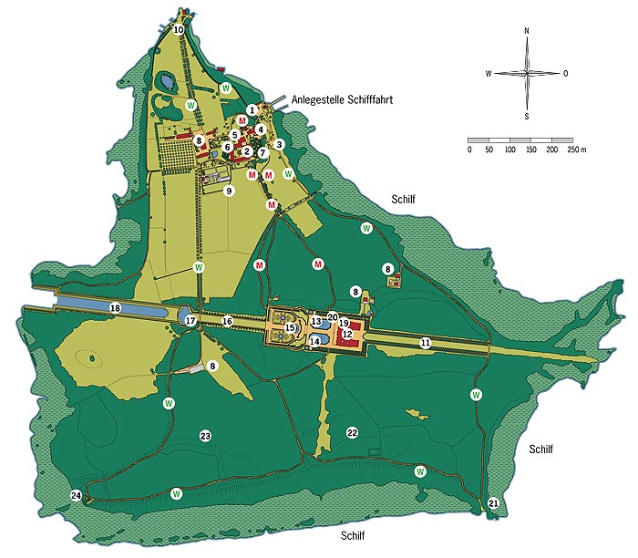 Link to our leaflet "Herrenchiemsee" with a map of the island (PDF)